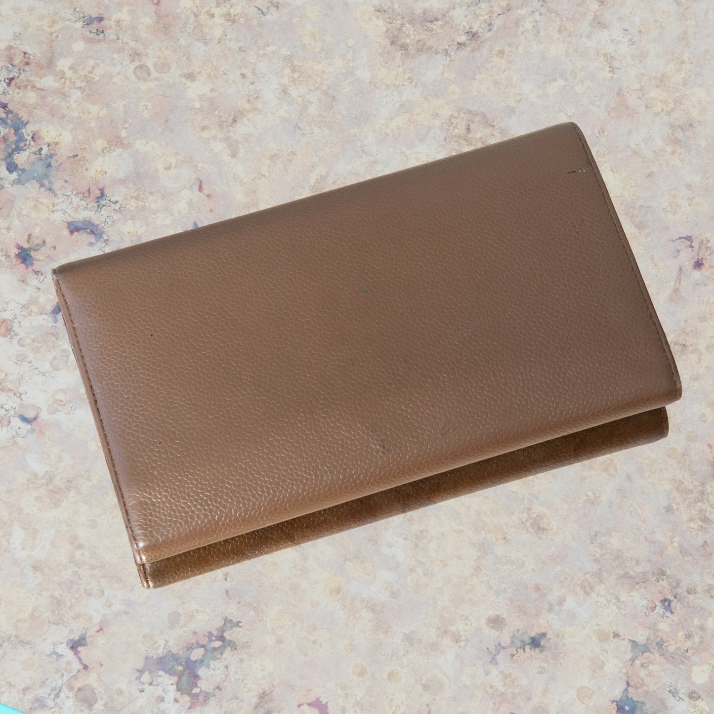 Chanel Timeless CC Brown Flap Wallet