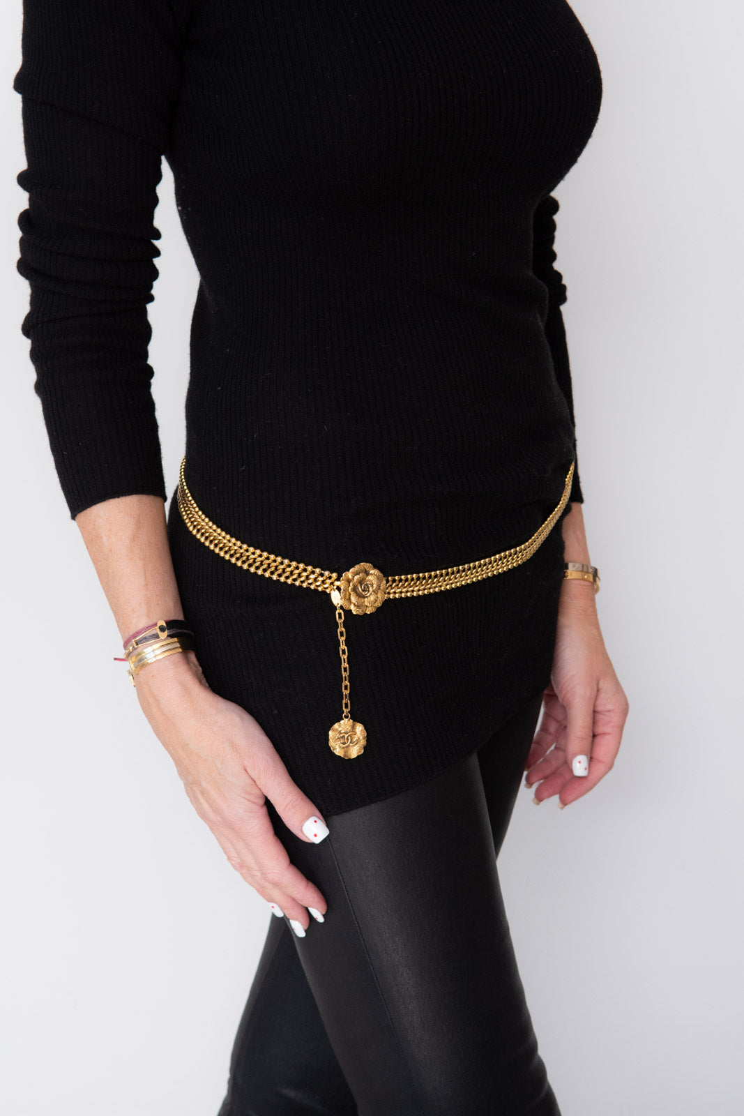 Chanel Vintage Camelia Belt/Necklace