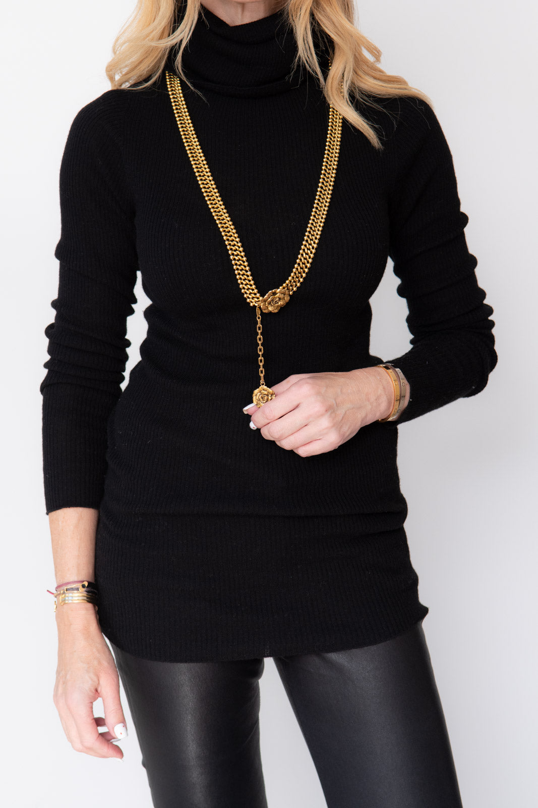 Chanel Vintage Camelia Belt/Necklace