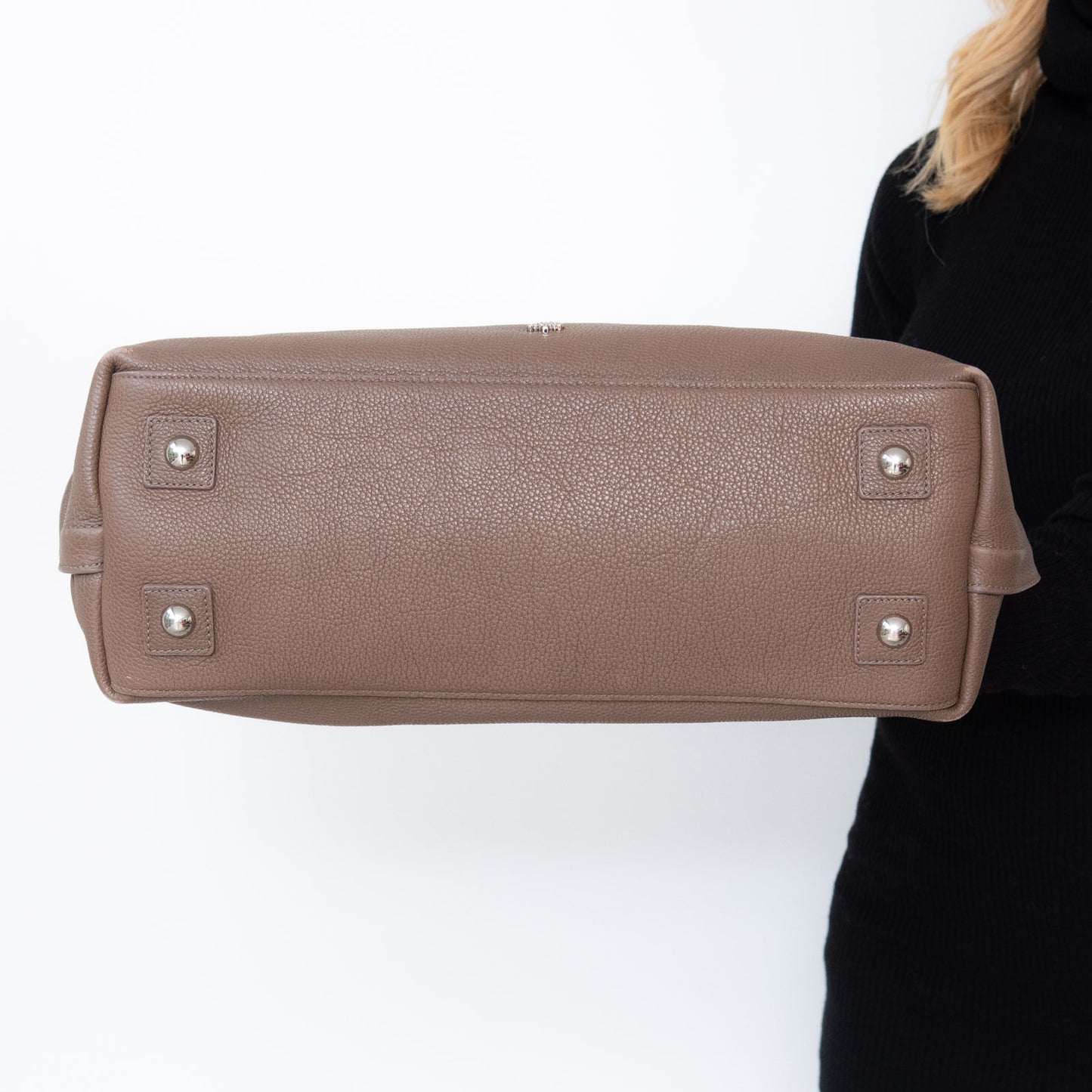 Mulberry Alice Mushroom Leather Tote Bag