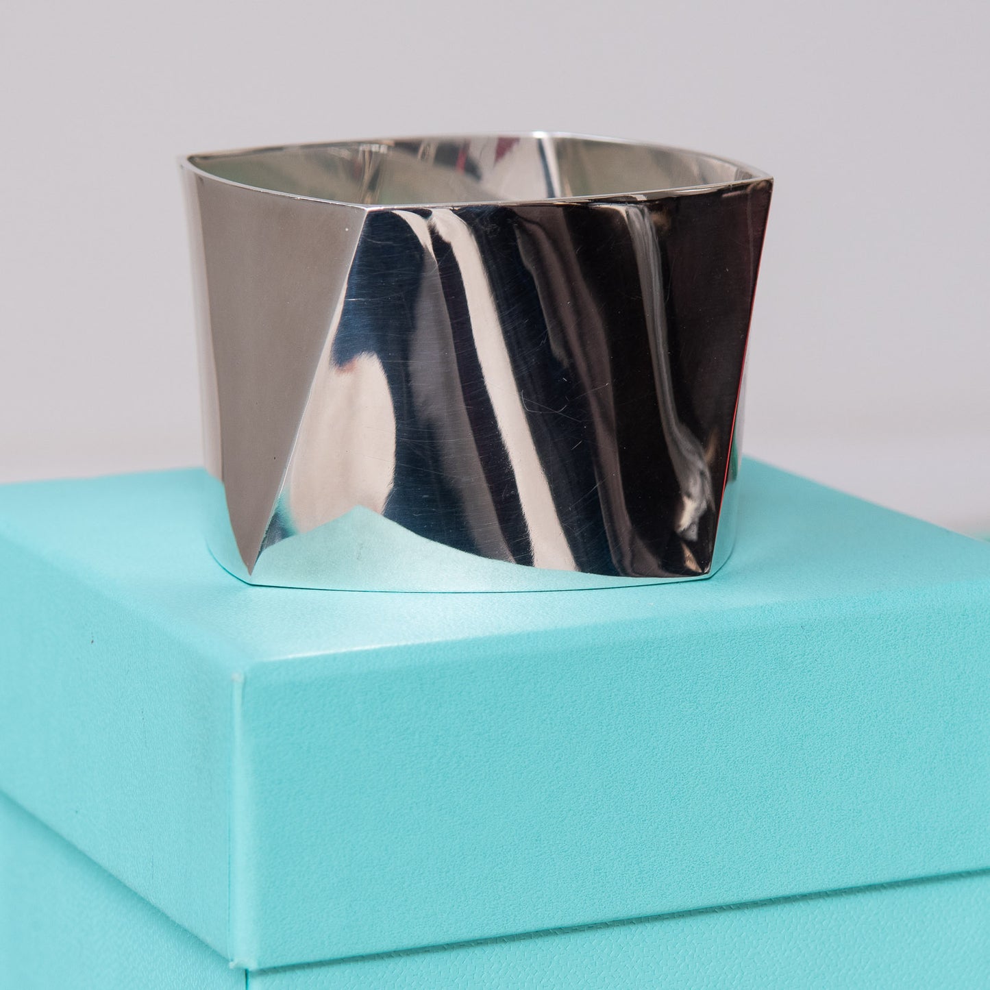 Tiffany and Co Frank Gehry Sterling Silver Bangle