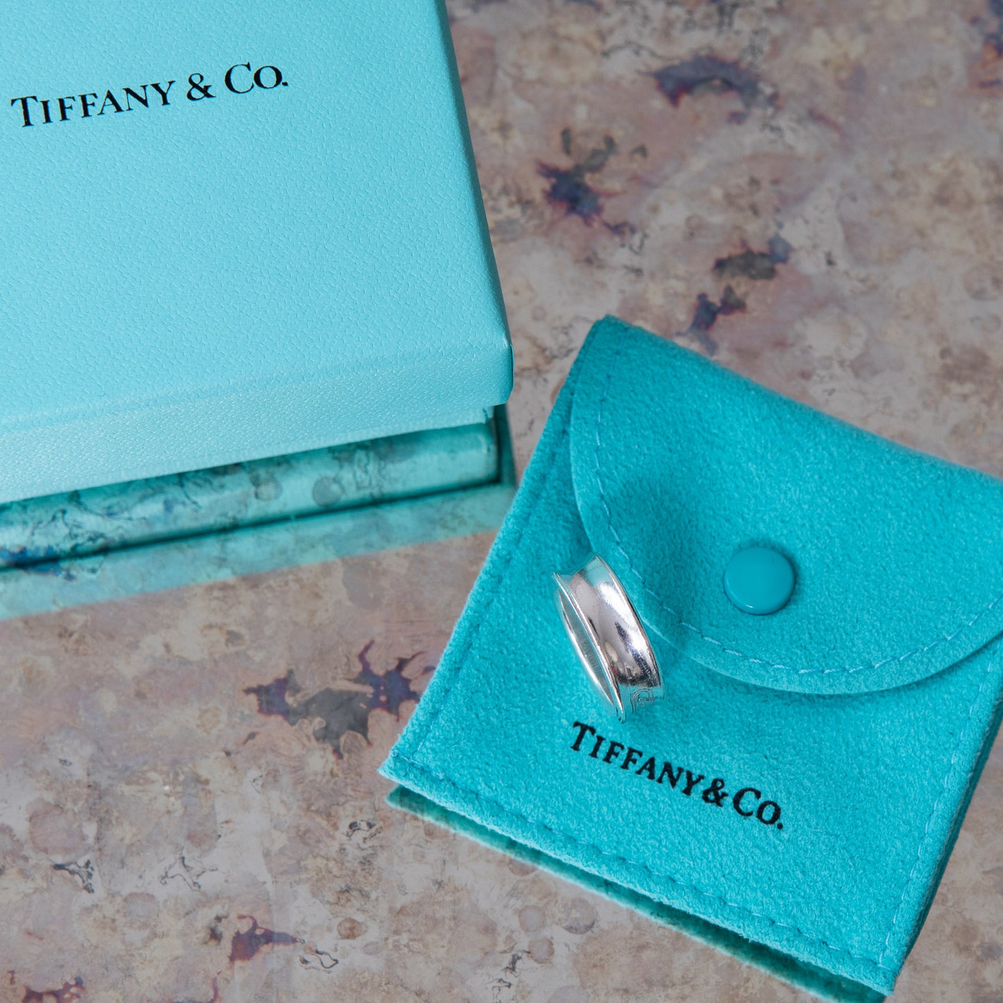 Tiffany and Co Silver Ring Size L