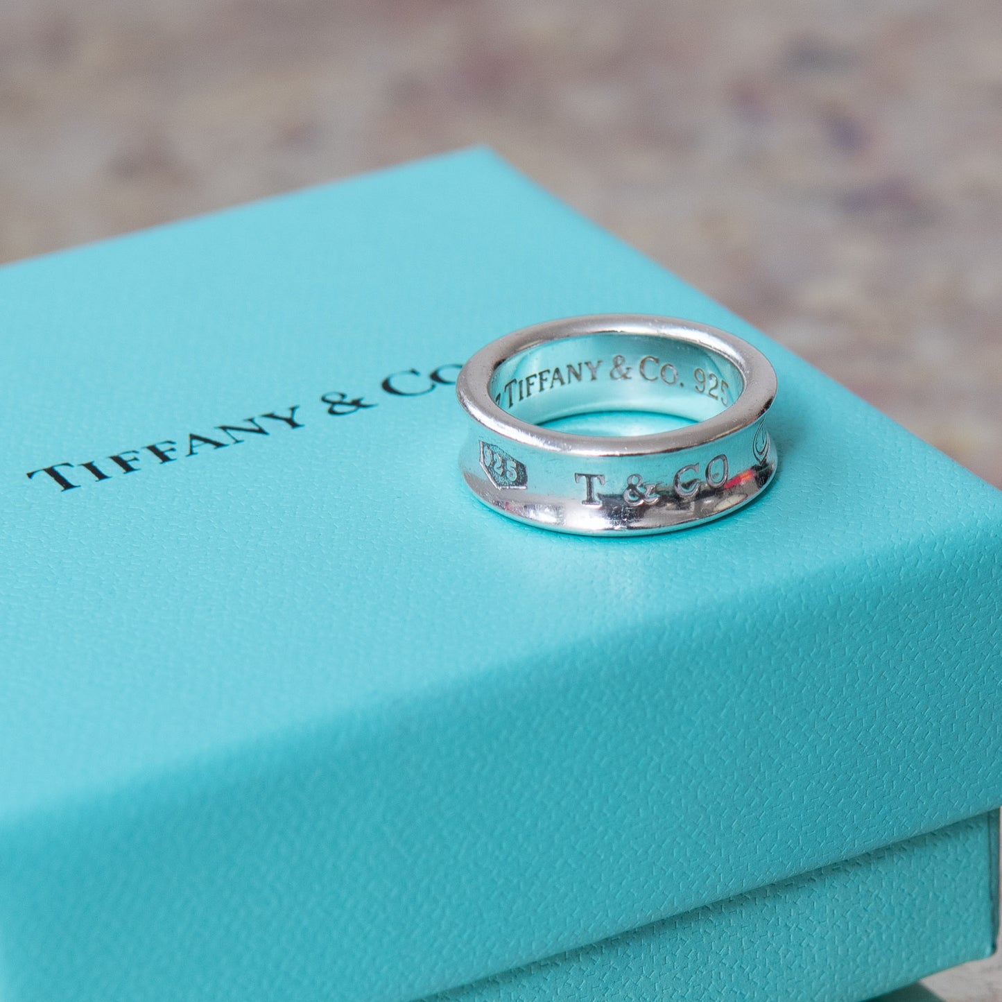 Tiffany and Co Silver Ring Size L