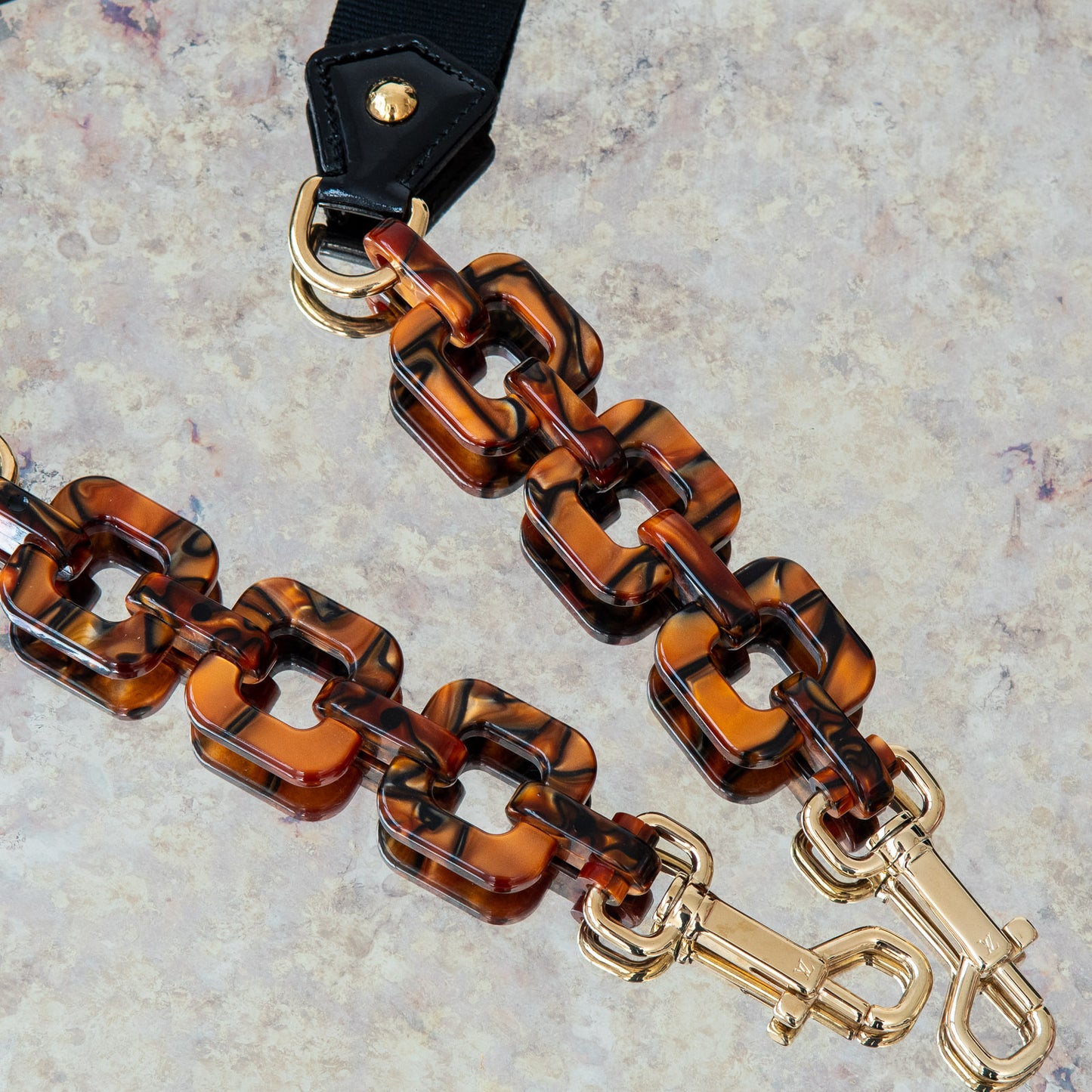 Louis Vuitton x Stephen Sprouse Brown Monogram And Black Patent Bag