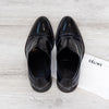 Celine Black Patent Leather Closed Brogue Shoes Size 38 - EVEYSPRELOVED