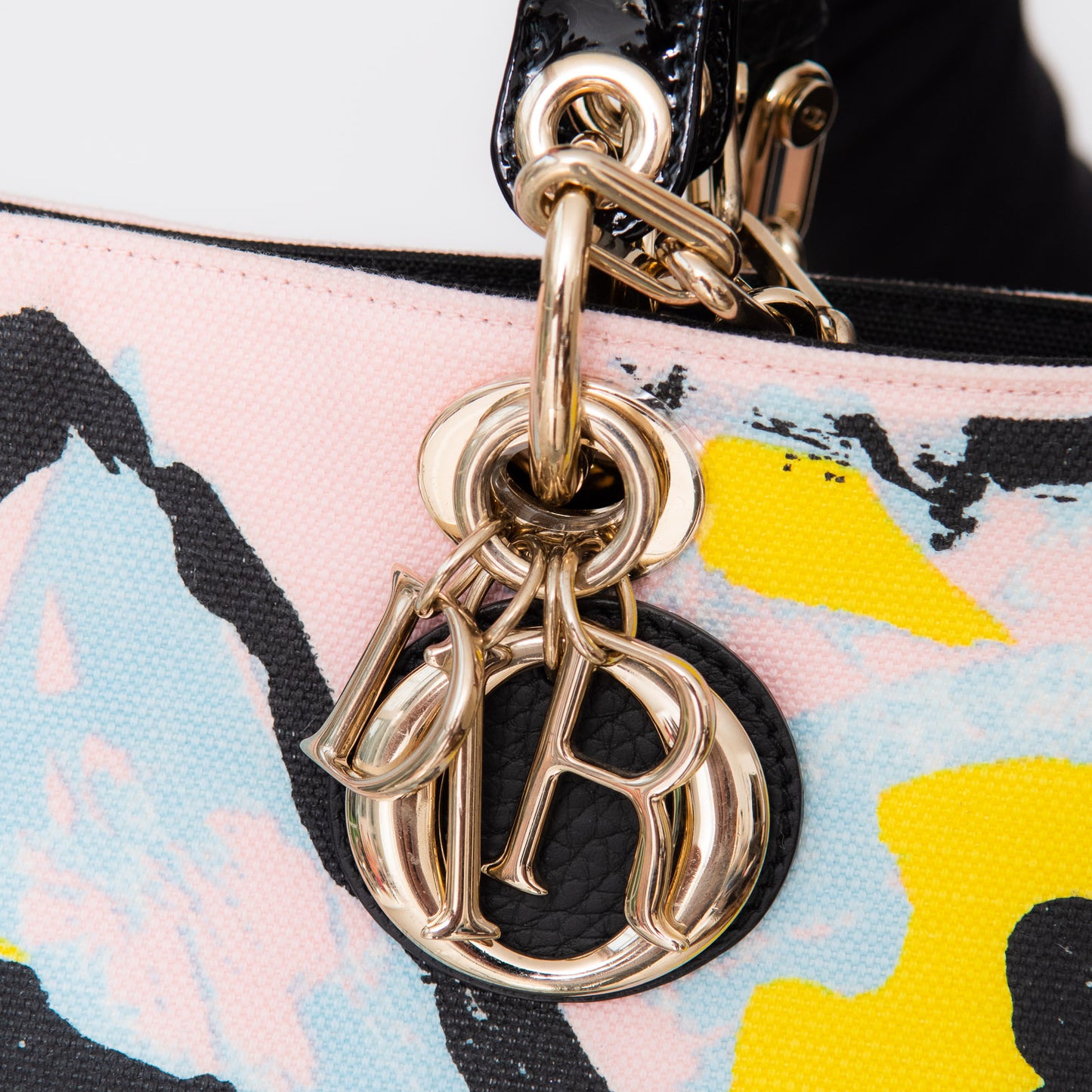 Lady Dior Blush Pink Canvas Tote Bag