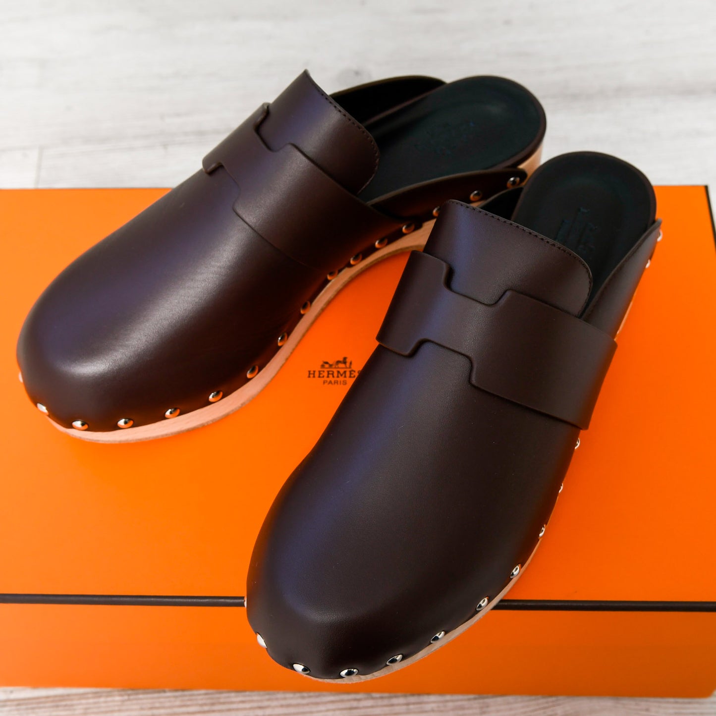 Hermes Calya Clogs