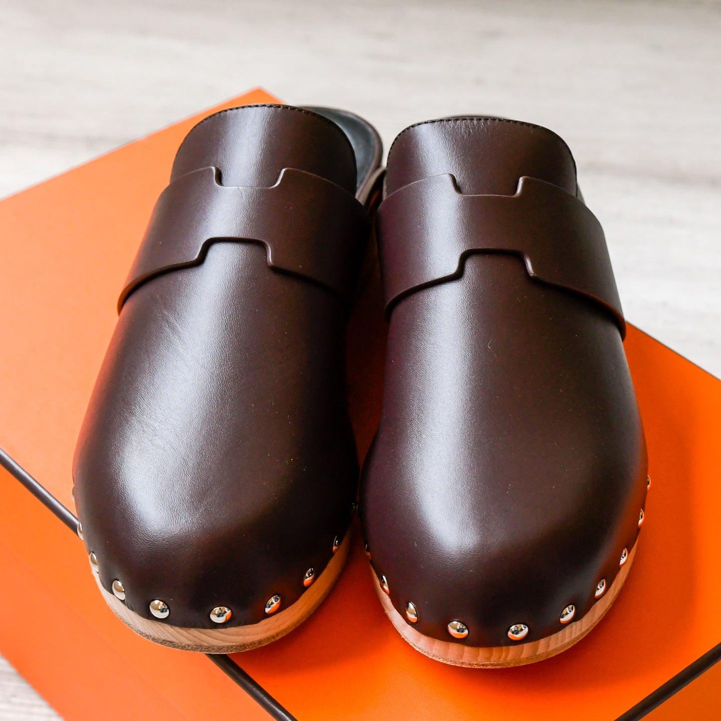 Hermes Calya Clogs