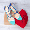 Christian Louboutin Gwynitta Neptune Sandals Size 41 - EVEYSPRELOVED
