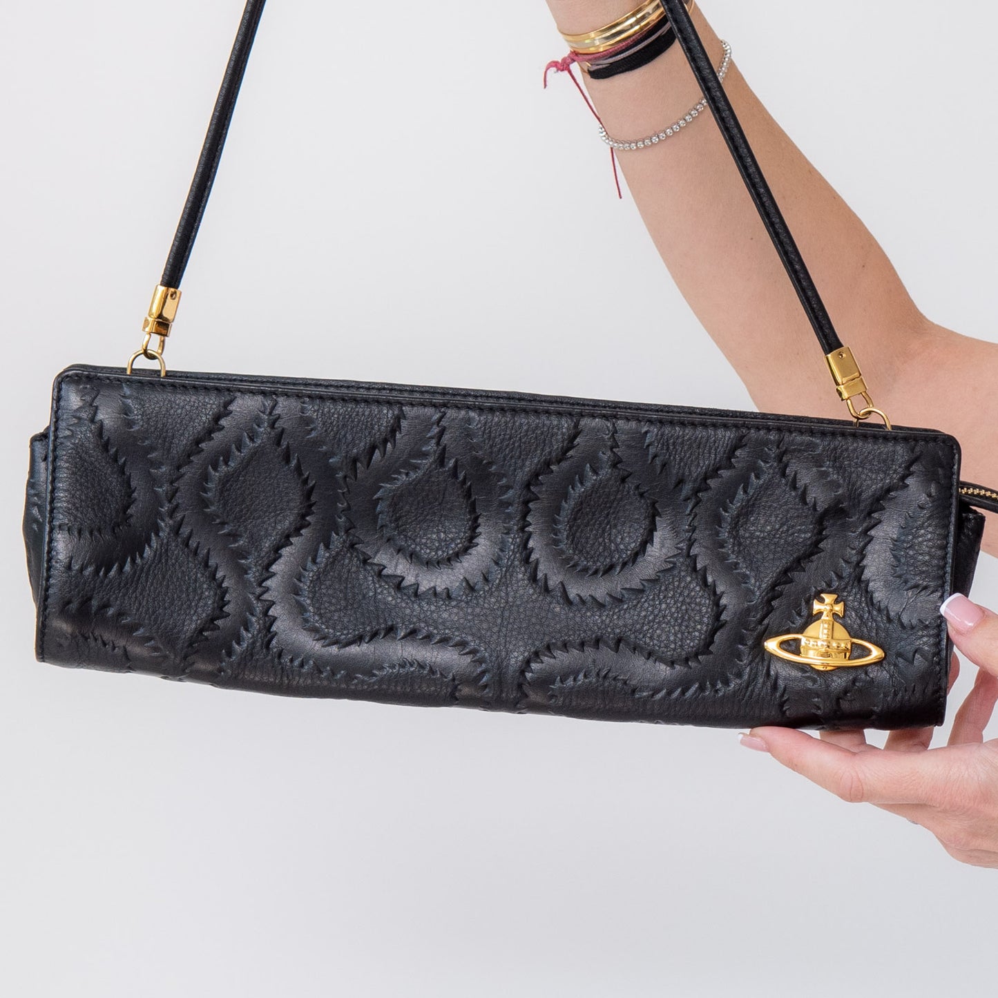 Vivienne Westwood Leather Clutch Bag
