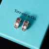 EVEYSPRELOVED Tiffany and Co Sterling Silver Roman Numeral Earrings