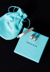 EVEYSPRELOVED Tiffany and Co Silver Roman Numeral Bangle Bracelet