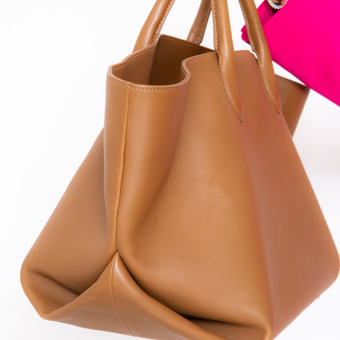 Khaite Amelia Camel Medium Tote Bag