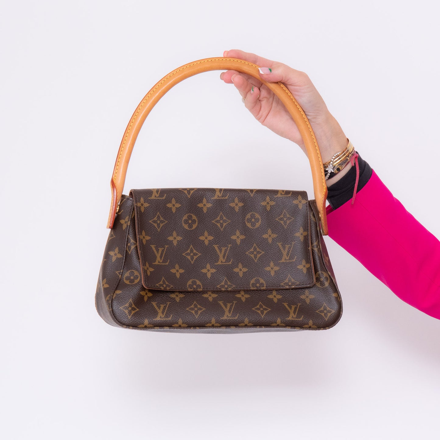 Louis Vuitton Looping Brown Monogram PM Bag