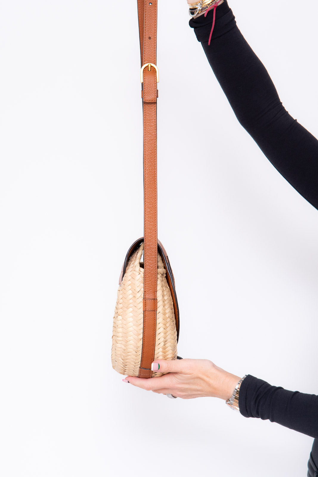 Chloe Marcie Basket Crossbody Bag