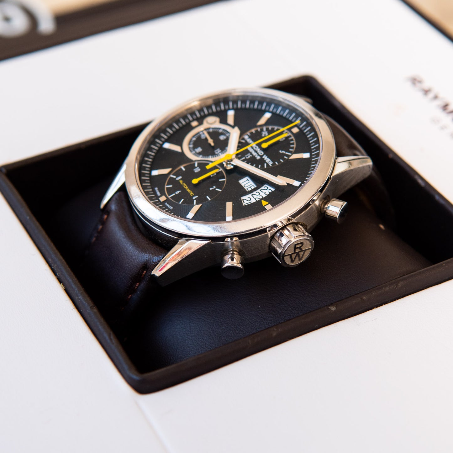 Raymond Weil Freelancer Stainless Steel Chronograph Watch 42 mm