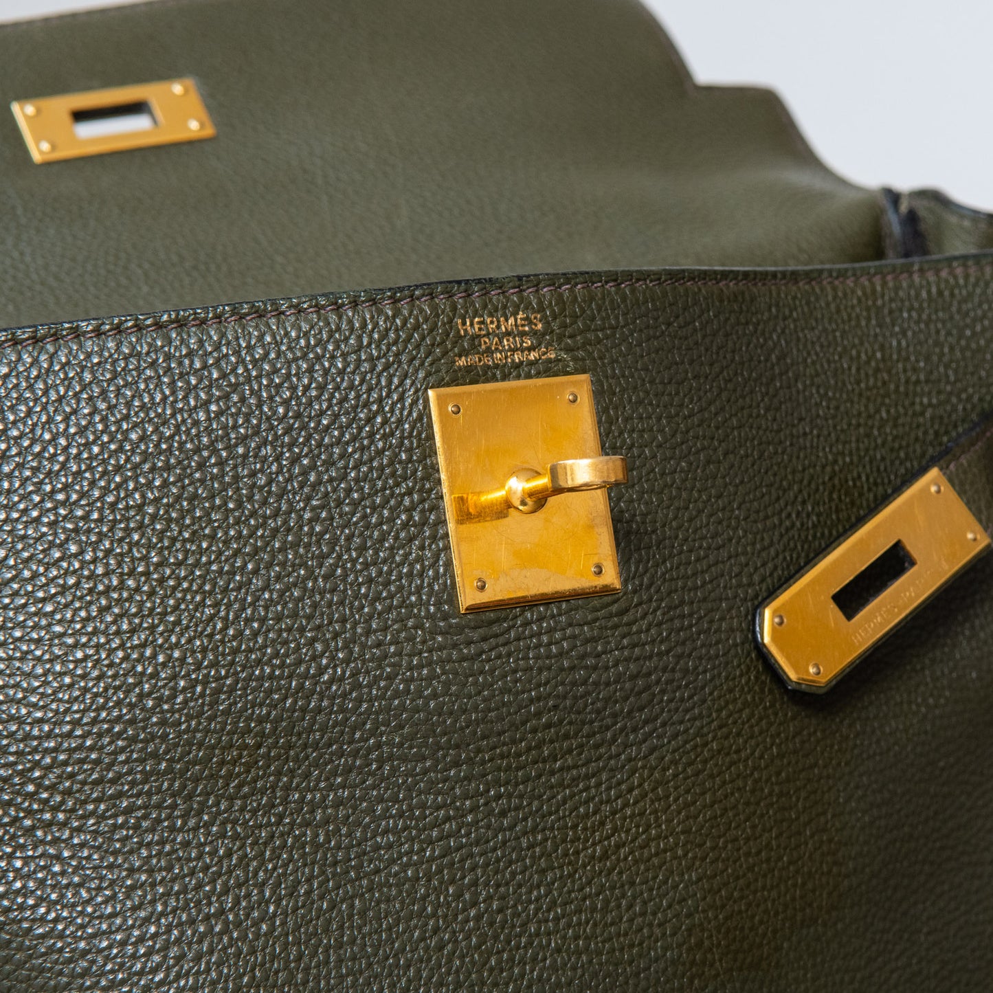 Hermes Green Kelly 32 Bag 2003
