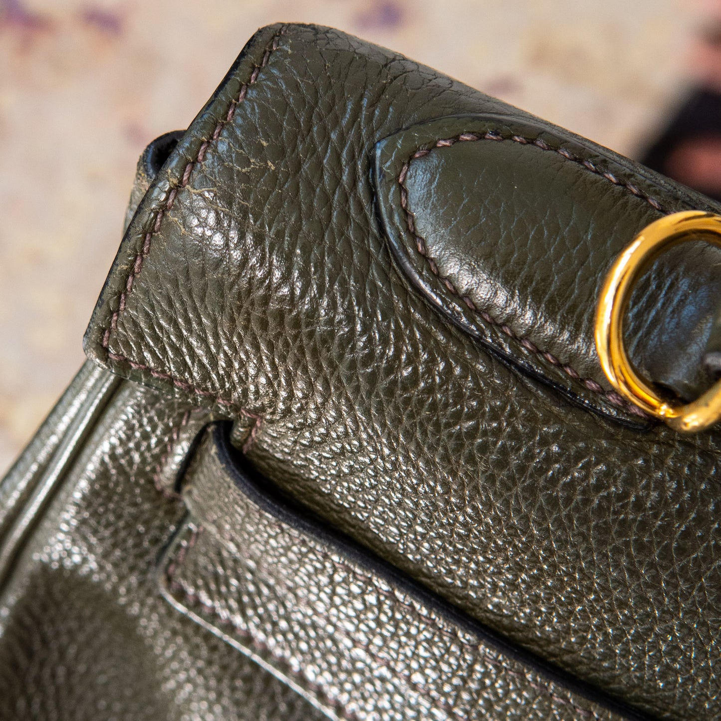 Hermes Green Kelly 32 Bag 2003