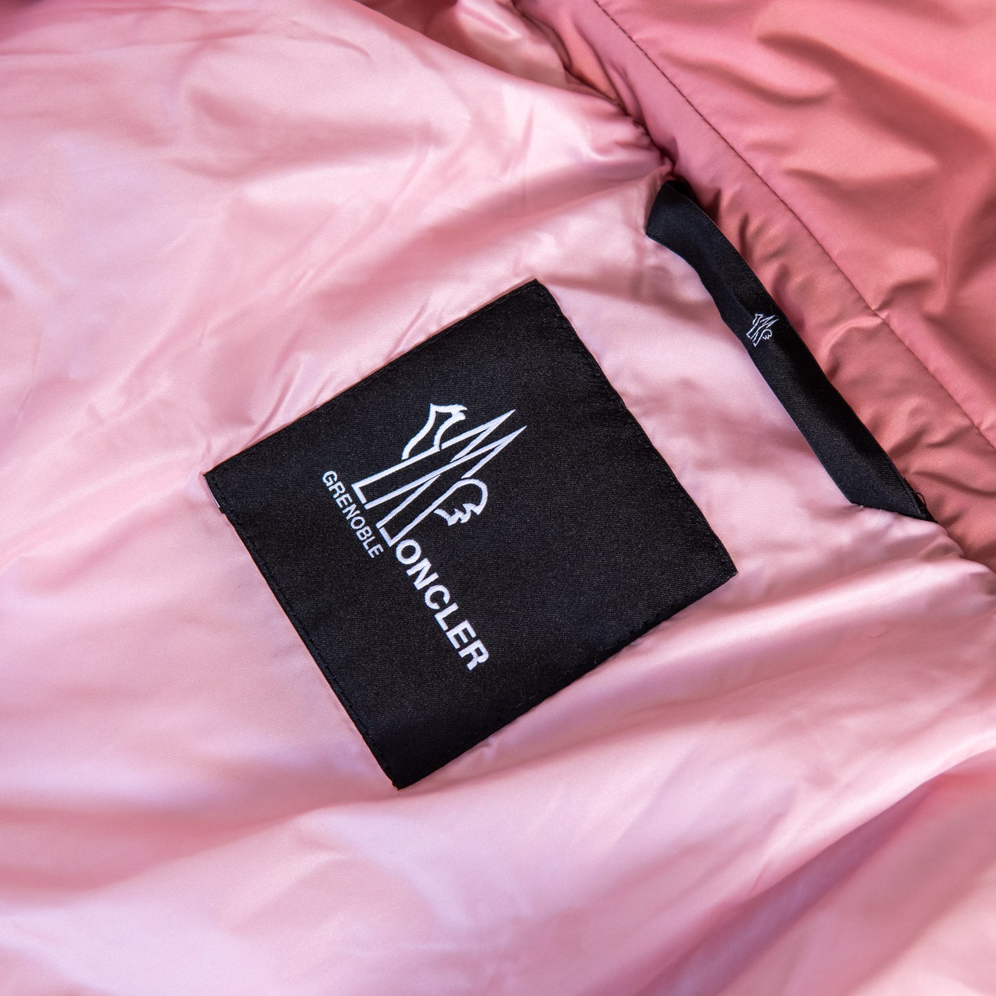 Moncler Grenoble Beverley Fox Fur Trim Pink Jacket Size 4