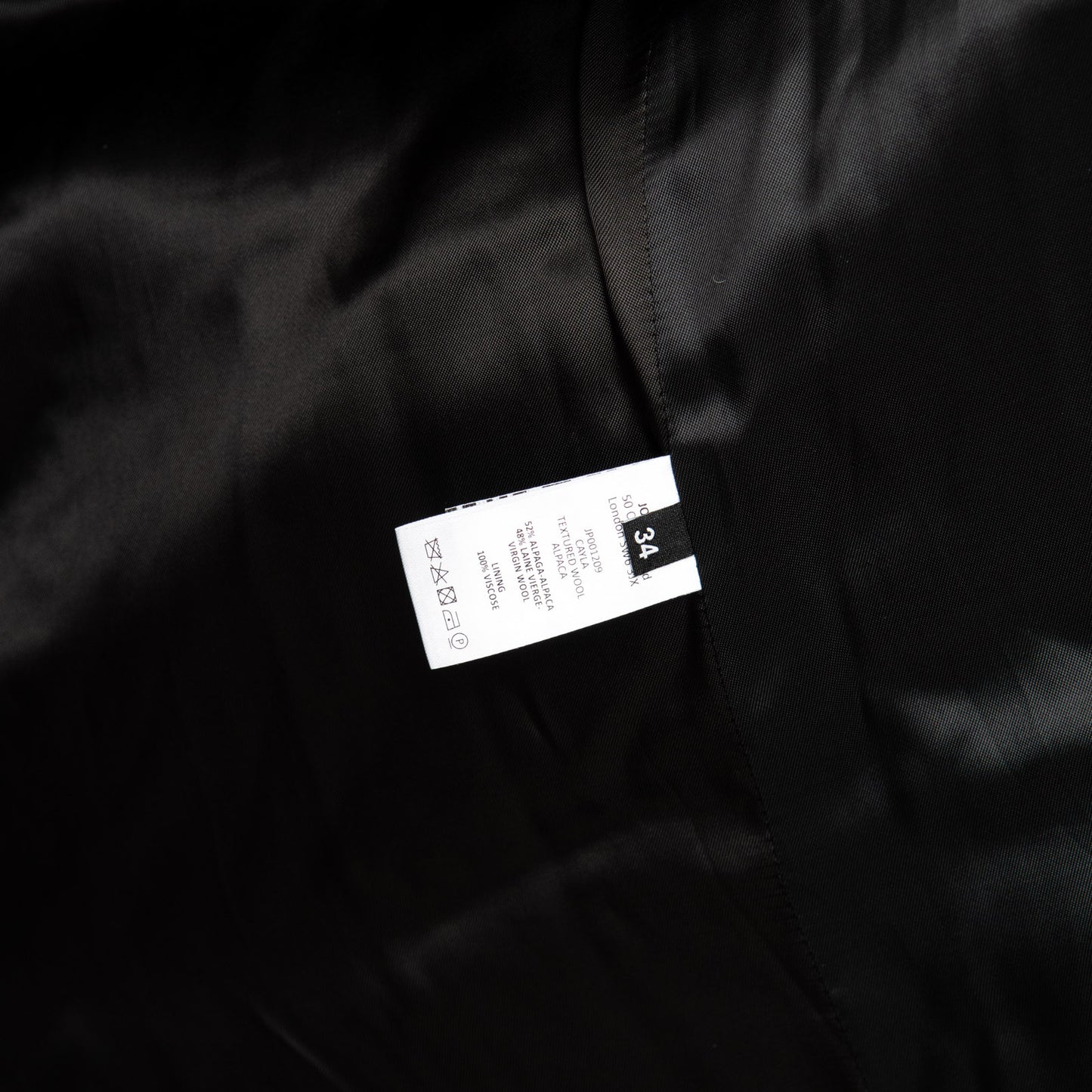 Joseph Grey Cayla Textured Coat Size 34