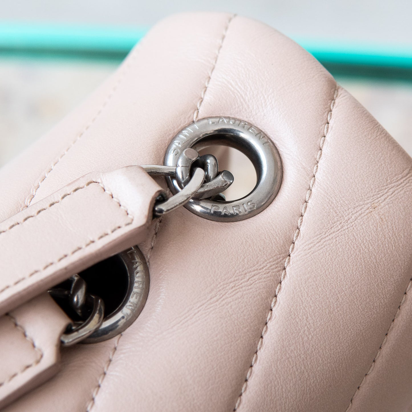 Saint Laurent Medium LouLou Blush Pink Bag
