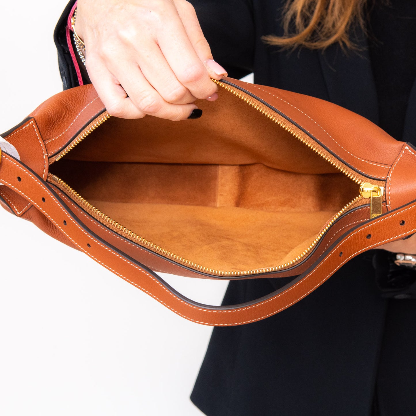 Celine Medium Romy Leather Tan Bag
