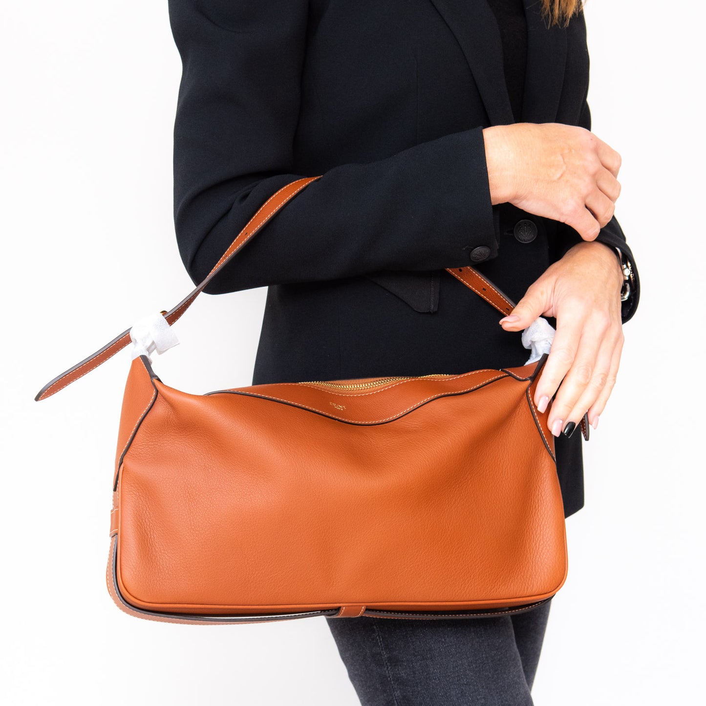 Celine Medium Romy Leather Tan Bag