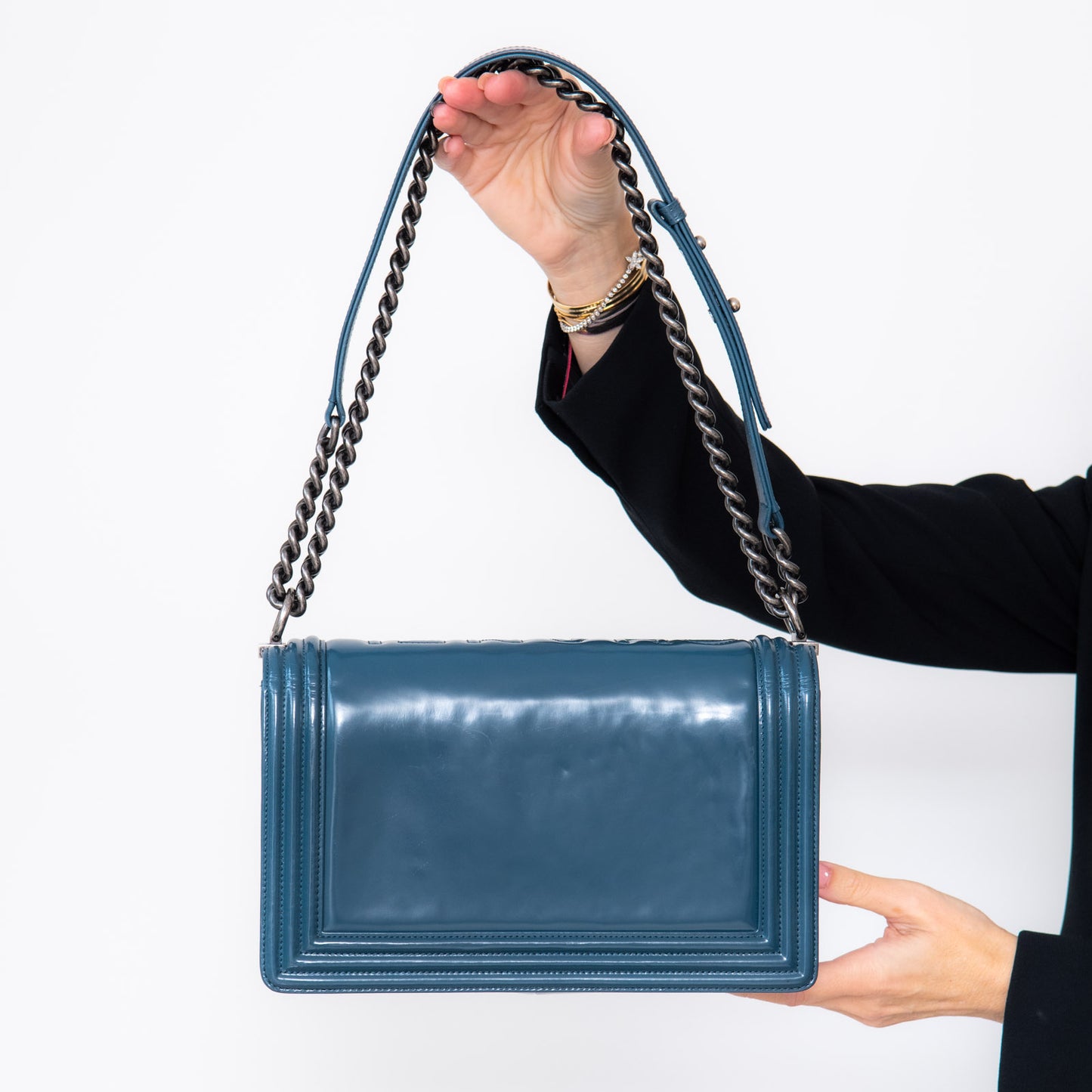 Chanel New Medium New Logo Boy Bag