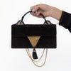 Aquazzura Downtown 24/7 Leather Chain Bag