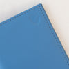 Aspinal Of London Blue Leather Double Fold Cardholder