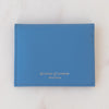 Aspinal Of London Blue Leather Double Fold Cardholder