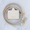 Aspinal Of London Mayfair Ivory Patent Mock Croc Bag