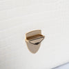 Aspinal Of London Mayfair Ivory Patent Mock Croc Bag