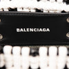Balenciaga XXS Bistro Basket Black And White Bag