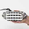 Balenciaga XXS Bistro Basket Black And White Bag