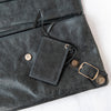 Balenciaga Grey Leather Envelope Clutch Bag