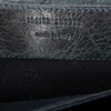 Balenciaga Grey Leather Envelope Clutch Bag