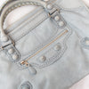 Balenciaga Pale Blue Giant City Brogues Bag