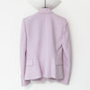 Balmain Lilac Wool Blazer Jacket with Silver Buttons