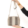 Bottega Veneta Nappa Intrecciato Striped Nodini Crossbody Bag