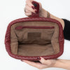 Bottega Veneta The Lauren 1980 Burgundy Intrecciato Clutch Bag