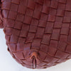 Bottega Veneta The Lauren 1980 Burgundy Intrecciato Clutch Bag