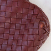 Bottega Veneta The Lauren 1980 Burgundy Intrecciato Clutch Bag