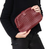 Bottega Veneta The Lauren 1980 Burgundy Intrecciato Clutch Bag