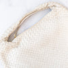 Bottega Veneta Off White Leather Shoulder Bag