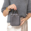 Bvlgari Serpenti Forever Grey Leather Crossbody Phone Bag