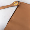 Burberry Large Camel And Black Leather Shoulder Bag