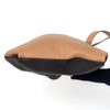 Burberry Large Camel And Black Leather Shoulder Bag