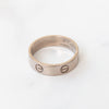 Cartier White Gold Love Ring Classic Model