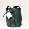 **UNUSED** Celine Green Leather Bucket Bag